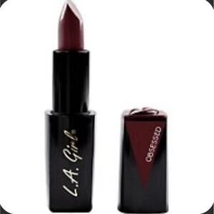 LA Girl Lipstick Lip Attraction Obsessed Wine Color 0.11 oz. GLC588 M84